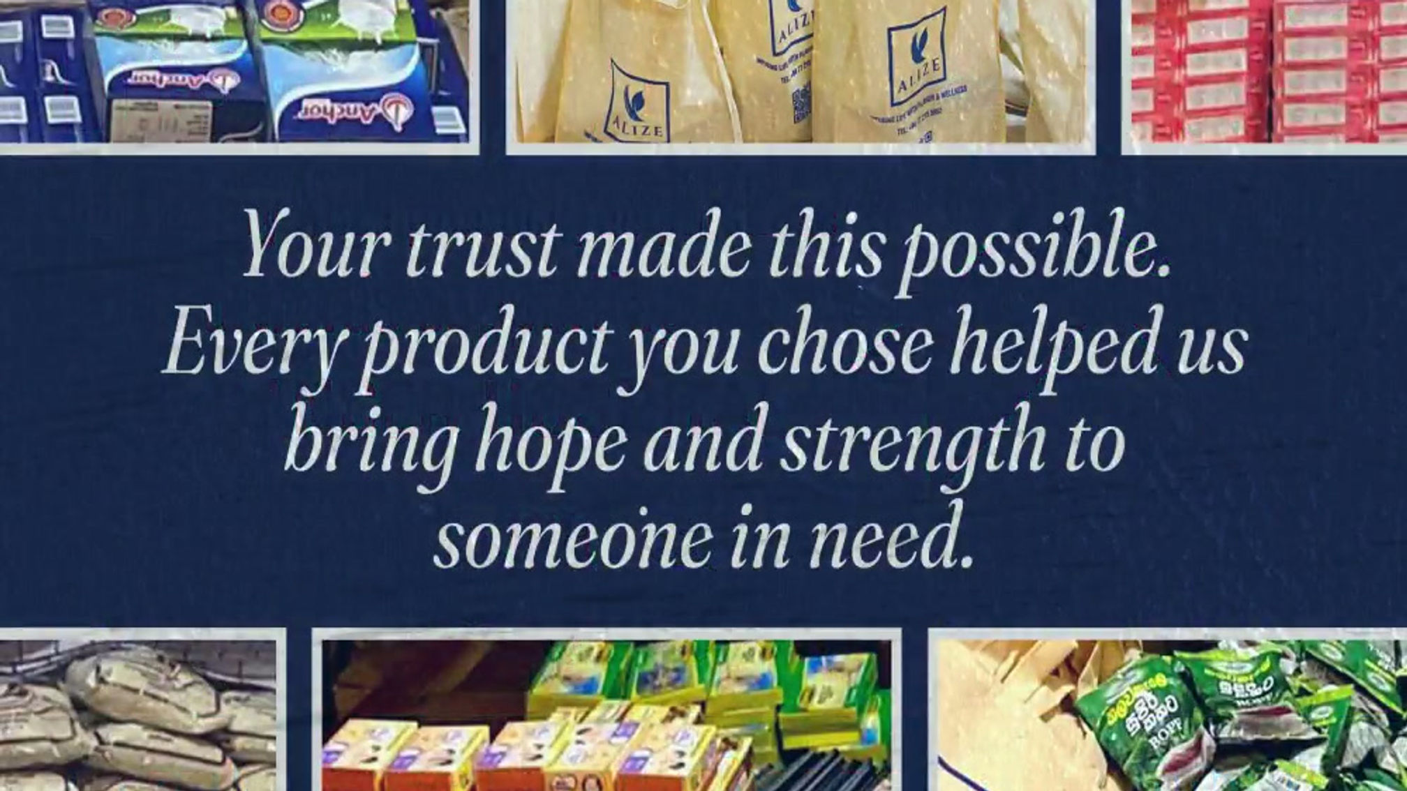 Alize Donation Drive 2025